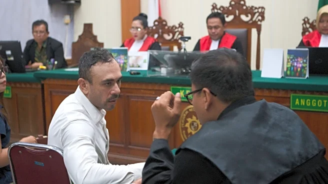 Indonesian court sentences an Australian to 12 years in prison for smuggling cocaine to Bali