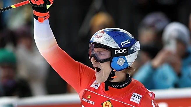 Swiss ski star Odermatt wins foggy downhill to match Tomba's 50 in World Cup races