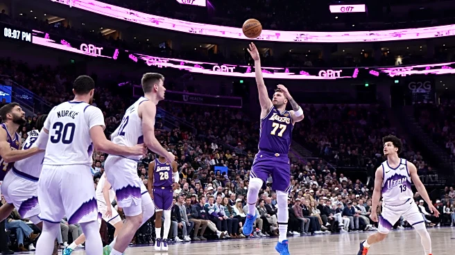 Doncic has 45 points and a triple-double as the Lakers come back to beat the Jazz 143-135
