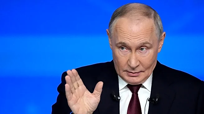 Russia's Putin begins his annual year-end news conference