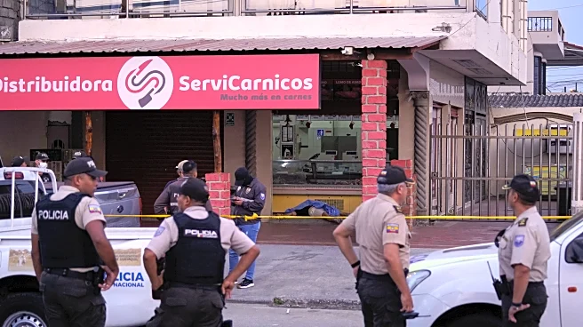 Ecuadorian police arrest 2 suspects in the armed attack that killed soccer player Pineida