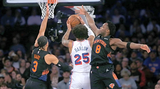 Maxey, Edgecombe help the 76ers hand the Knicks their second home loss of the season