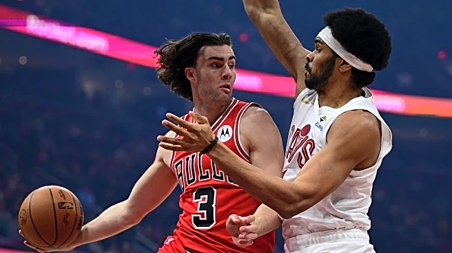 Buzelis and Vucevic score 24 apiece to lead Bulls to 136-125 victory over short-handed Cavaliers
