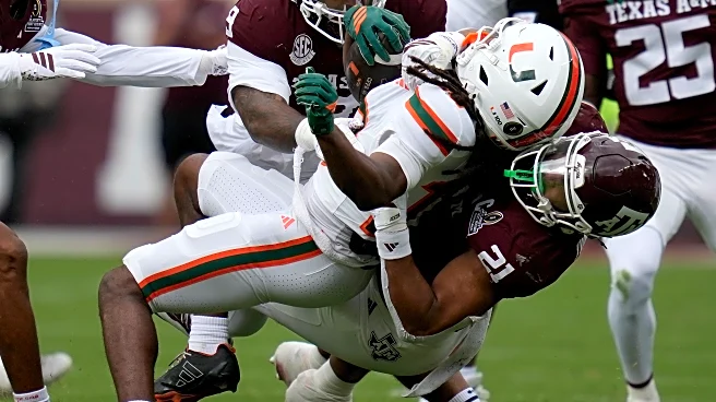 Miami's fierce defense dominates Texas A&M to advance to Cotton Bowl
