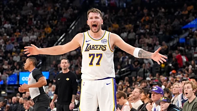 Luka Doncic exits Lakers loss with leg injury