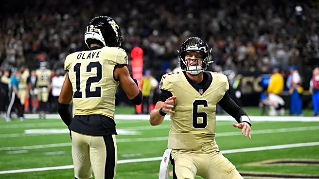 Olave's 2 TDs and Smyth's 5 field goals help Saints top Jets 29-6 for a third straight win