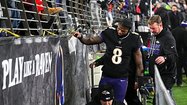 Ravens' Lamar Jackson forced out of game against Patriots with a back injury