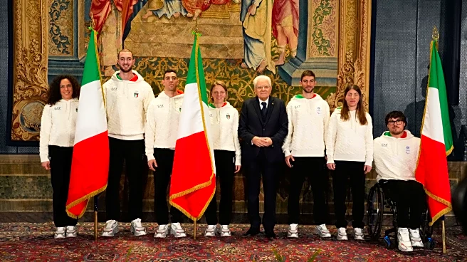 Italy’s 4 flag bearers for Milan Cortina Winter Olympics honored in handover ceremony