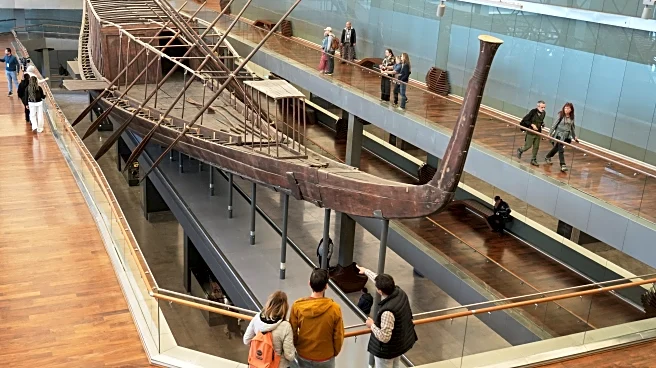 Ancient Egyptian pharaoh's boat is being reassembled in public at the Grand Egyptian Museum