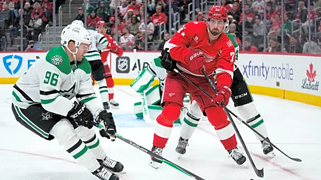Larkin gets tying goal late in 3rd and winner in OT as Red Wings beat Stars 4-3 for 3rd straight win