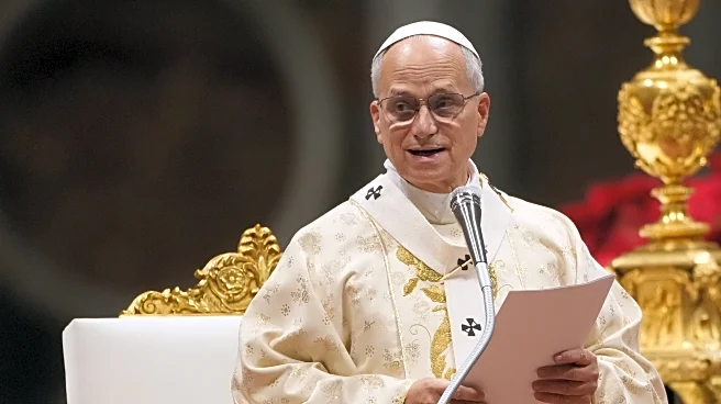 Pope Leo XIV remembers Gaza's suffering in first Christmas homily and calls for peace