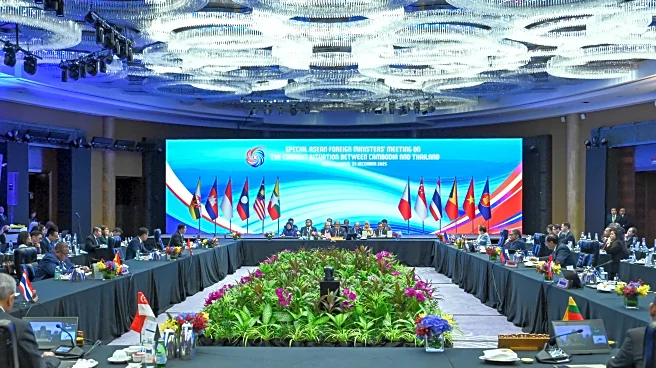 Cambodia reports Thai air strikes as the 2 nations hold peace talks