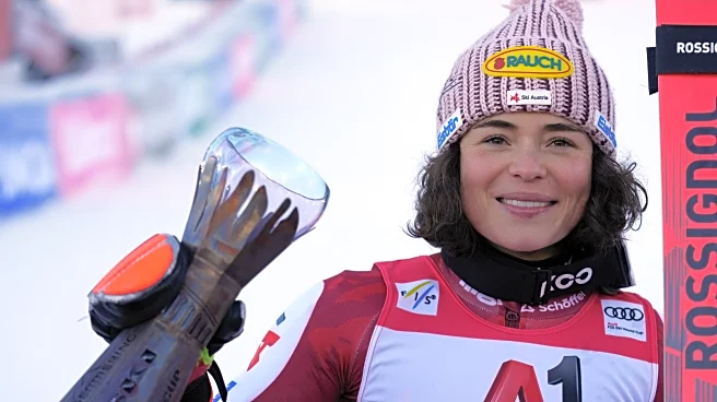 Austrian skier Scheib takes World Cup GS for her 3rd win of the season. Shiffrin places 6th