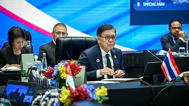 Thai and Cambodian top diplomats meet in China to solidify ceasefire