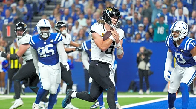 Trevor Lawrence runs for 2 scores as Jaguars close in on AFC South title with 23-17 win over Colts