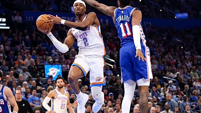 Holmgren scores 29, Thunder end 2-game skid with a 129-104 win over the 76ers