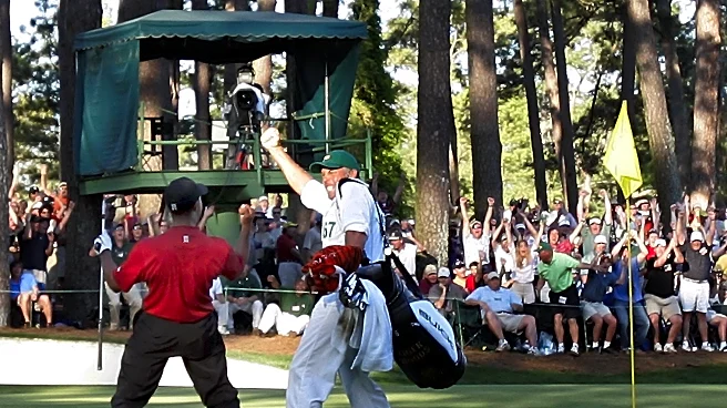 Tiger Woods' father said Woods will hit shots people talk about for 30 years. Earl was right