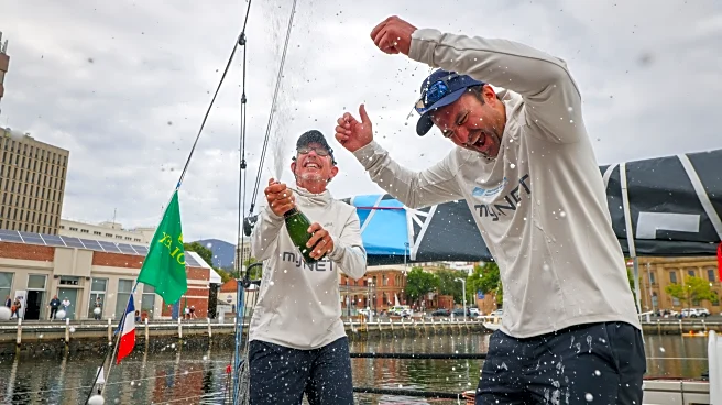 Two French sailors lose handicap honors in the Sydney to Hobart race for illegal sail use