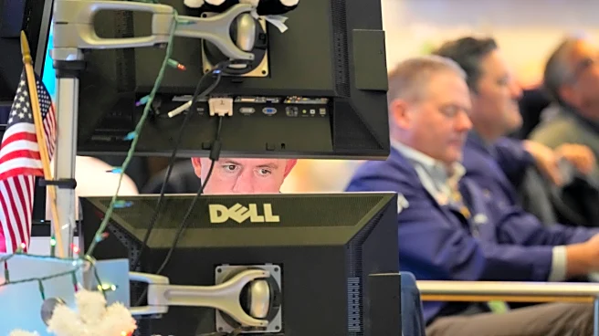 Wall Street is slipping in light trading on the final day of 2025