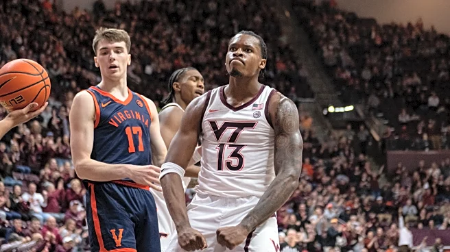 Virginia Tech pulls away from No. 21 Virginia in triple overtime for 95-85 win