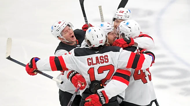 Luke Hughes breaks 3rd-period tie in the Devils' 3-2 victory over the Blue Jackets