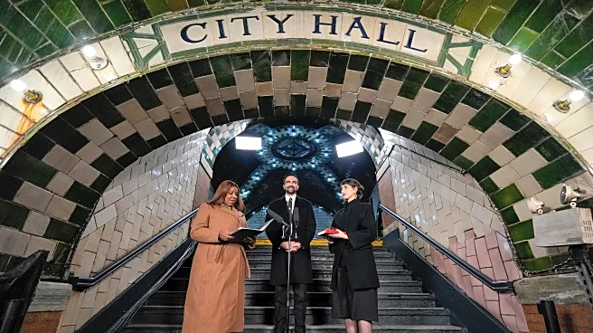 Zohran Mamdani sworn in as New York City mayor at historic subway station