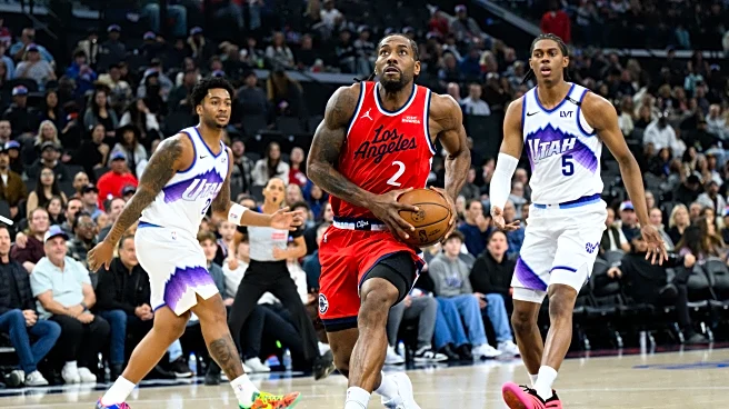 Kawhi Leonard's 45 points and bloodied nose lead Clippers to 6th straight win, 118-101 over Jazz