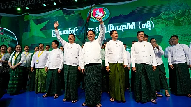Military-backed party leads in early election results in Myanmar