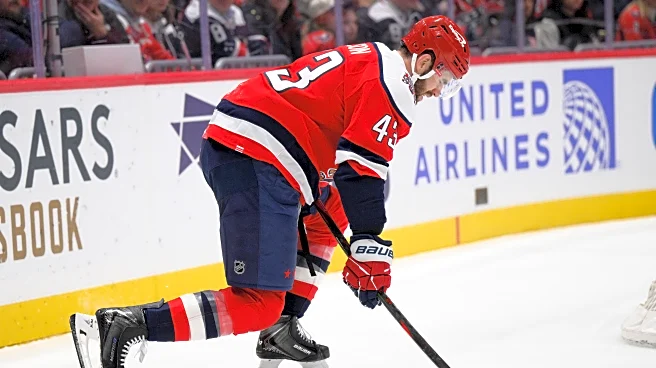 Capitals, Team Canada forward Tom Wilson leaves game with an apparent leg injury