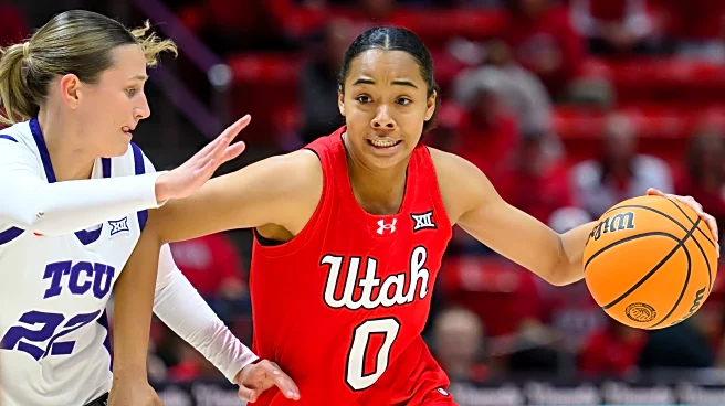White scores 25 to help Utah women hand No. 8 TCU its 1st loss, 87-77 in overtime