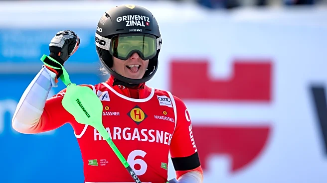 Swiss skier Rast ends Shiffrin's six-race winning streak in World Cup slaloms with Olympics looming