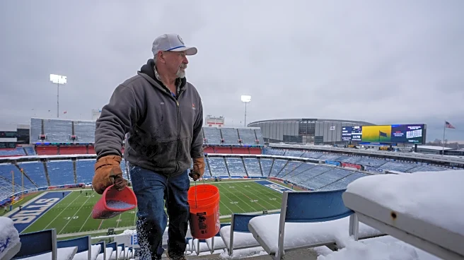 Bills fans brave snow, cold to celebrate final regular-season game at 53-year-old Highmark Stadium