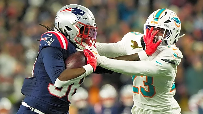 Rhamondre Stevenson scores 3 TDs and playoff-bound Patriots beat Dolphins 38-10