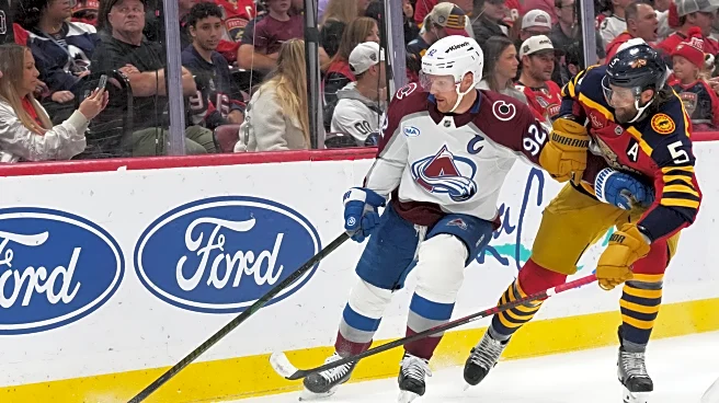 Gabriel Landeskog injured in Avalanche's game against Florida. He'll miss some time, the team says