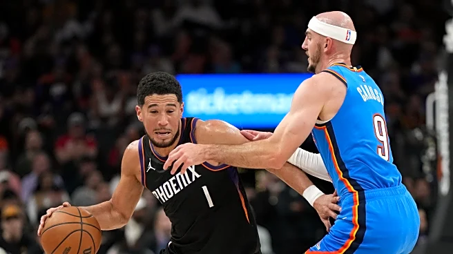 Devin Booker hits a 3-pointer with 0.7 seconds left lifts Suns over NBA-best Thunder 108-105