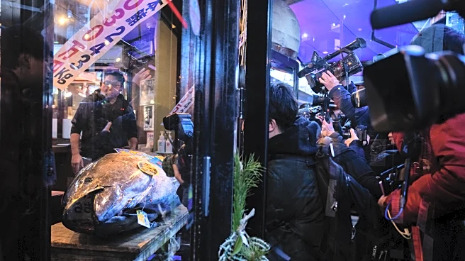 Bluefin tuna sells for record $3.2 million at year-opening auction at Tokyo fish market