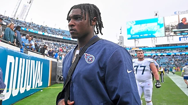 Titans QB Cam Ward relieved about shoulder injury as team starts coaching search