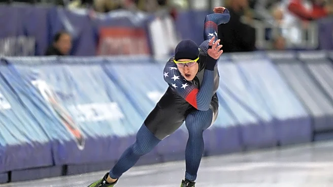 Zach Stoppelmoor wins the 500 at the Olympic speedskating trials. Jordan Stolz tops the mass start