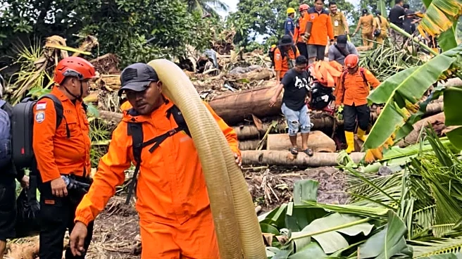 Flash floods in Indonesia kill at least 16 people and sweep away homes