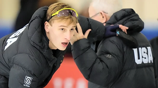 Jordan Stolz focused on the Olympics at US speedskating trials. Everyone will focus on him in Milan