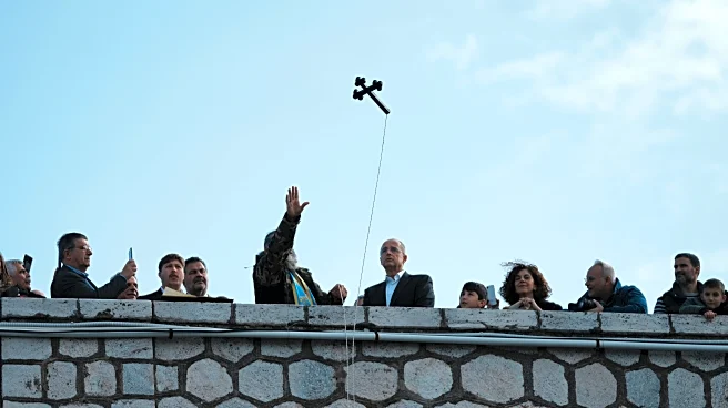 Greece's Epiphany events marking Christ's baptism highlight concerns about water scarcity