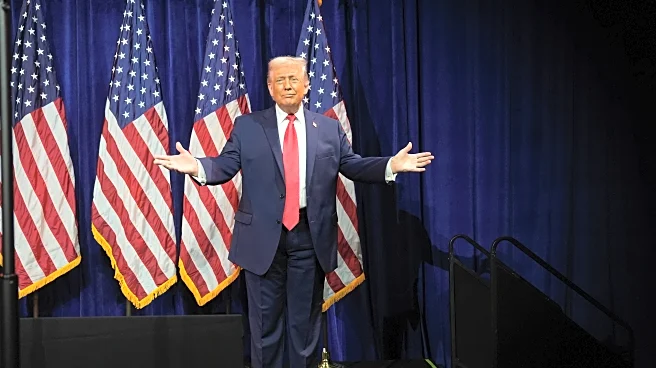 Trump tries to rally House GOP as the party's majority narrows but meanders along the way