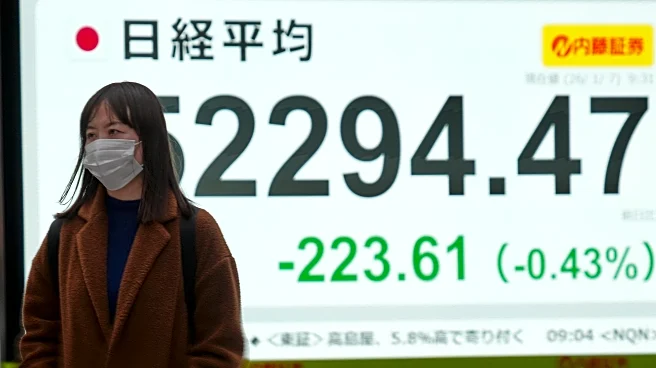 Asian shares trade mixed after Wall Street hits records on tech gains