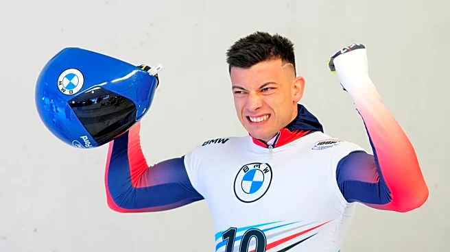 Matt Weston wins men's World Cup skeleton race by largest margin in 14 years