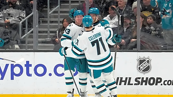 Celebrini extends point streak to 12 games as Sharks beat Kings 4-3 in overtime