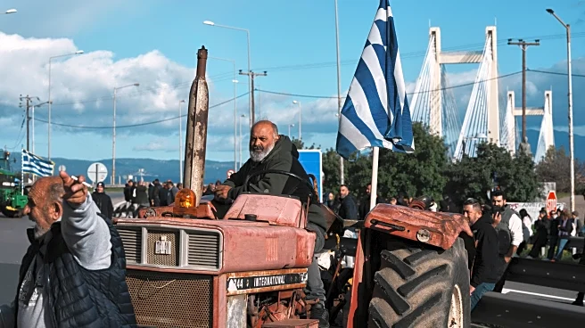 Farmers block highways across Greece in protest over rising costs and EU trade deal