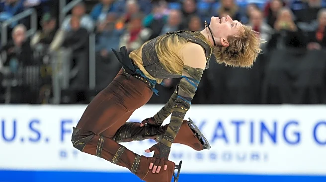 Stuffed dragons rain after Ilia Malinin's brilliant short program at US Figure Skating Championships