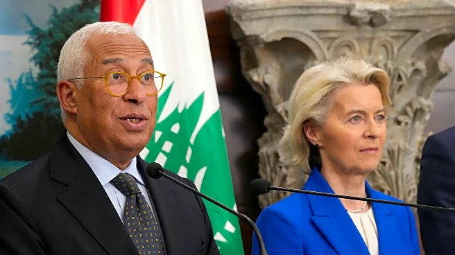 Visiting EU leaders pledge to support Syria's recovery after years of civil war