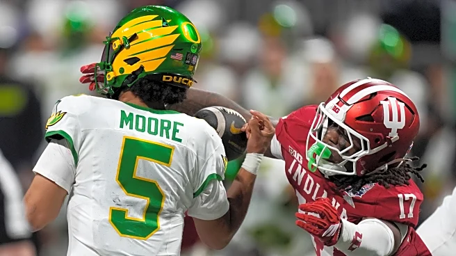 Dante Moore and the Oregon Ducks self-destruct in 56-22 Peach Bowl loss to No. 1 Indiana