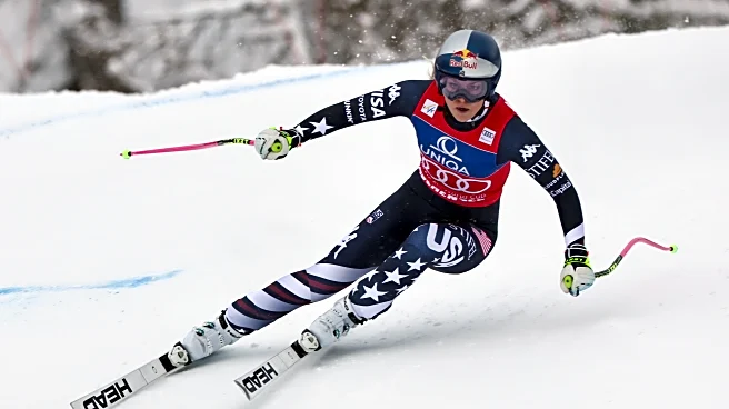 Lindsey Vonn impresses again leading World Cup downhill and set for 2nd win of Olympic season